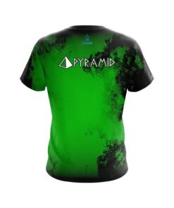 Alternative view of Pyramid Toxic Rugged Smoke Green CoolWick Bowling Jersey