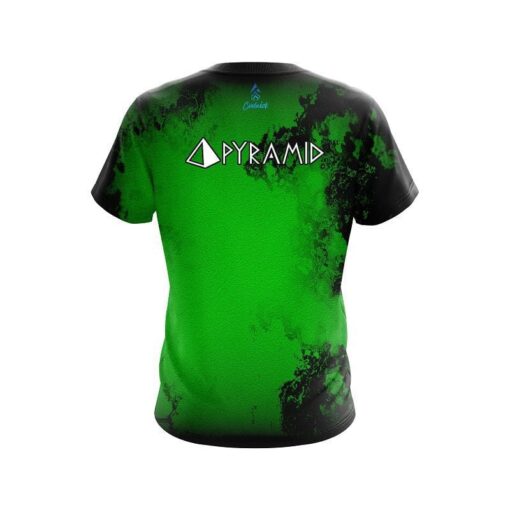 Pyramid Toxic Rugged Smoke Green CoolWick Bowling Jersey - Image 2