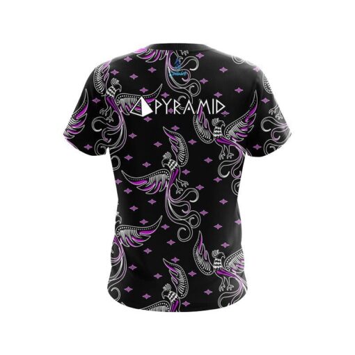 Pyramid Phoenix Break Purple CoolWick Bowling Jersey - Image 2