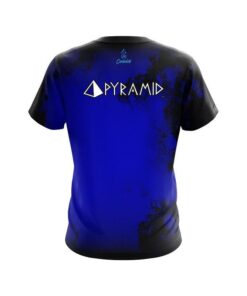 Alternative view of Pyramid Toxic Rugged Smoke Blue CoolWick Bowling Jersey