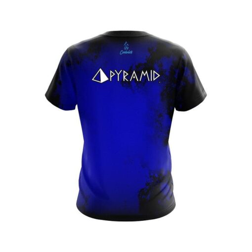 Pyramid Toxic Rugged Smoke Blue CoolWick Bowling Jersey - Image 2