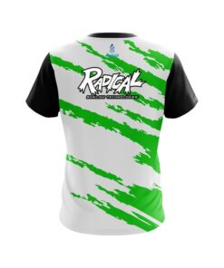 Alternative view of Radical Athlete Bolt Green CoolWick Bowling Jersey