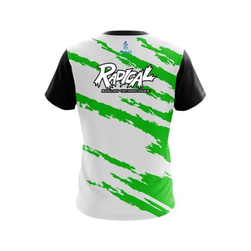 Radical Athlete Bolt Green CoolWick Bowling Jersey - Image 2
