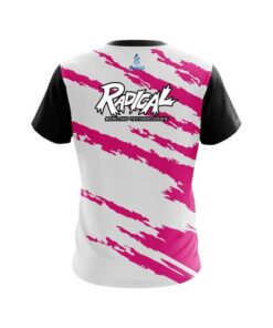 Alternative view of Radical Athlete Bolt Pink CoolWick Bowling Jersey