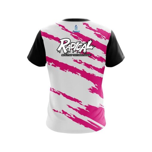 Radical Athlete Bolt Pink CoolWick Bowling Jersey - Image 2