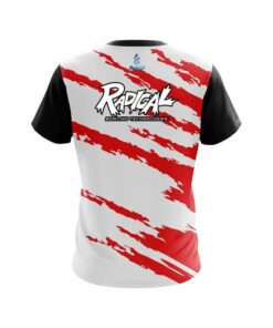 Alternative view of Radical Athlete Bolt Red CoolWick Bowling Jersey