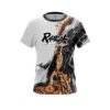 Radical Black And Gold Liquid Marble CoolWick Bowling Jersey