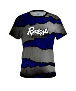 Radical Blue Rigid Steel CoolWick Bowling Jersey