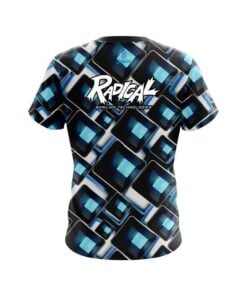 Alternative view of Radical Conception Blue CoolWick Bowling Jersey