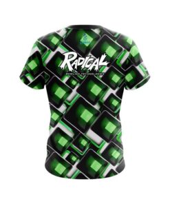 Alternative view of Radical Conception Green CoolWick Bowling Jersey