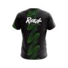 Radical Halftone Extreme Green CoolWick Bowling Jersey - Image 2