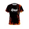 Radical Orange Flame CoolWick Bowling Jersey