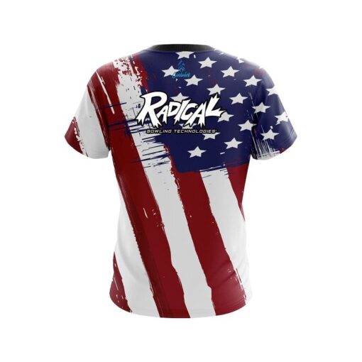Radical Painted Flag CoolWick Bowling Jersey - Image 2