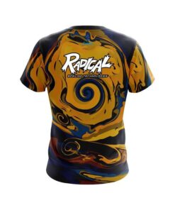 Alternative view of Radical Painted Vortex Moon CoolWick Bowling Jersey