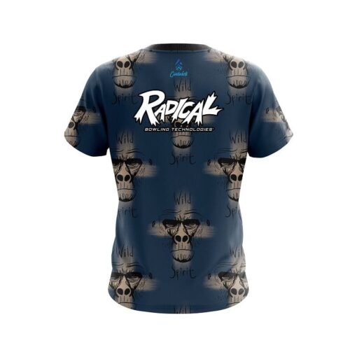 Radical Wild Spirit Monkey CoolWick Bowling Jersey - Image 2