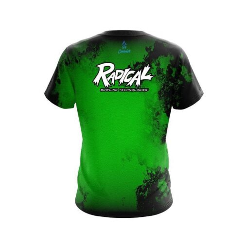 Radical Toxic Rugged Smoke CoolWick Bowling Jersey - Image 2