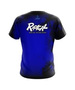 Alternative view of Radical Toxic Rugged Smoke Blue CoolWick Bowling Jersey