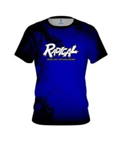 Radical Toxic Rugged Smoke Blue CoolWick Bowling Jersey