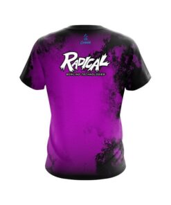 Alternative view of Radical Toxic Rugged Smoke Purple CoolWick Bowling Jersey