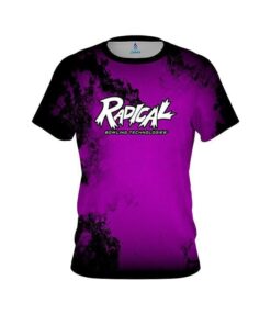 Radical Toxic Rugged Smoke Purple CoolWick Bowling Jersey