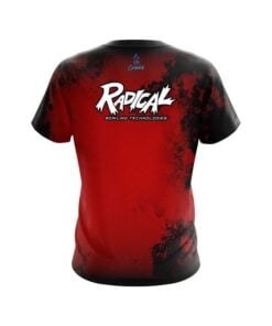 Alternative view of Radical Toxic Rugged Smoke Red CoolWick Bowling Jersey