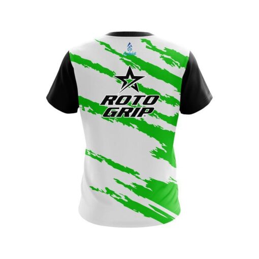 Roto Grip Athlete Bolt Green CoolWick Bowling Jersey - Image 2
