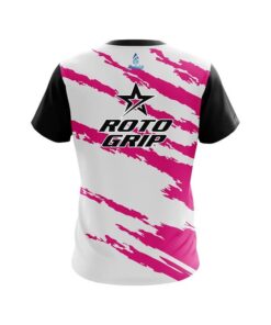 Alternative view of Roto Grip Athlete Bolt Pink CoolWick Bowling Jersey