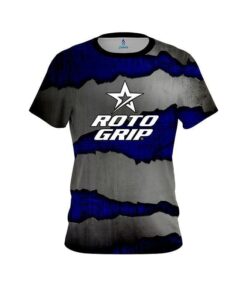 Roto Grip Blue Rigid Steel CoolWick Bowling Jersey
