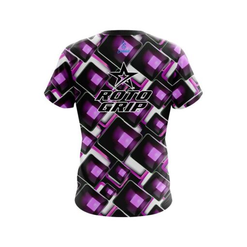 Roto Grip Conception Purple CoolWick Bowling Jersey - Image 2