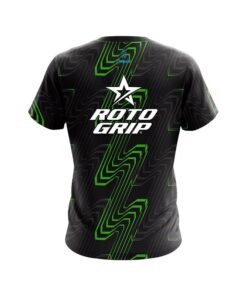 Alternative view of Roto Grip Halftone Extreme Green CoolWick Bowling Jersey