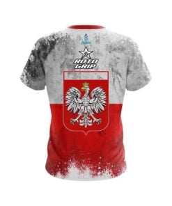 Alternative view of Roto Grip Poland Flag CoolWick Bowling Jersey