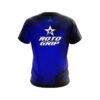 Roto Grip Toxic Rugged Smoke Blue CoolWick Bowling Jersey - Image 2
