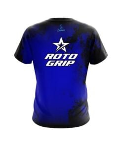 Alternative view of Roto Grip Toxic Rugged Smoke Blue CoolWick Bowling Jersey