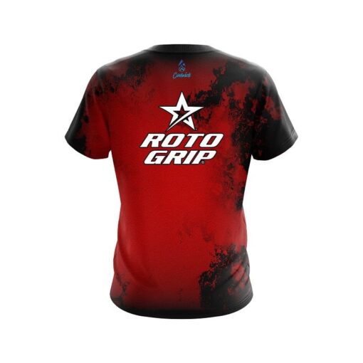 Roto Grip Toxic Rugged Smoke Red CoolWick Bowling Jerse - Image 2