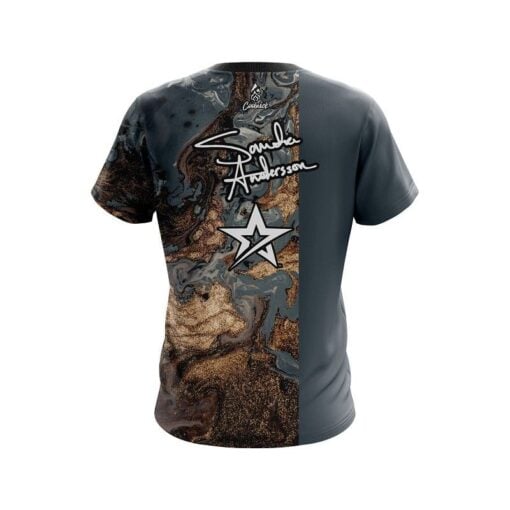 Roto Grip Sandra de Neergaard Gold Element CoolWick Bowling Jersey - Image 2