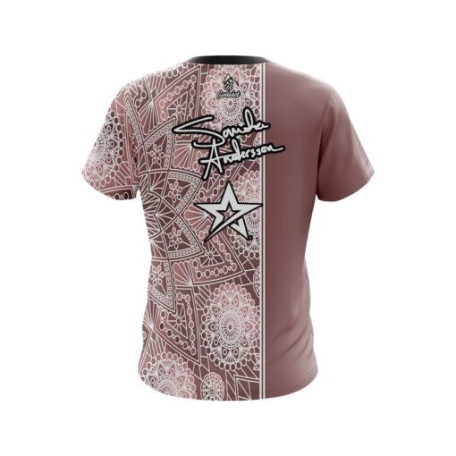 Roto Grip Sandra de Neergaard Blush Mandala CoolWick Bowling Jersey - Image 2