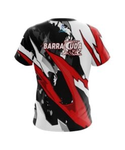 Alternative view of CoolWick Sharp Cuda Red CoolWick Fishing Jersey