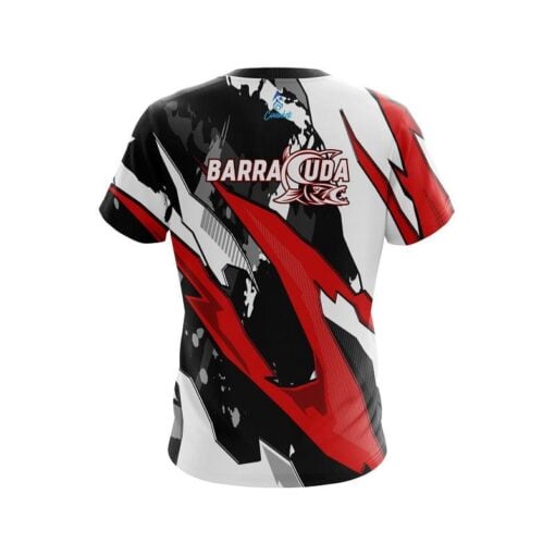 CoolWick Sharp Cuda Red CoolWick Fishing Jersey - Image 2