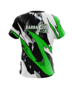 Alternative view of CoolWick Sharp Cuda Green CoolWick Fishing Jersey