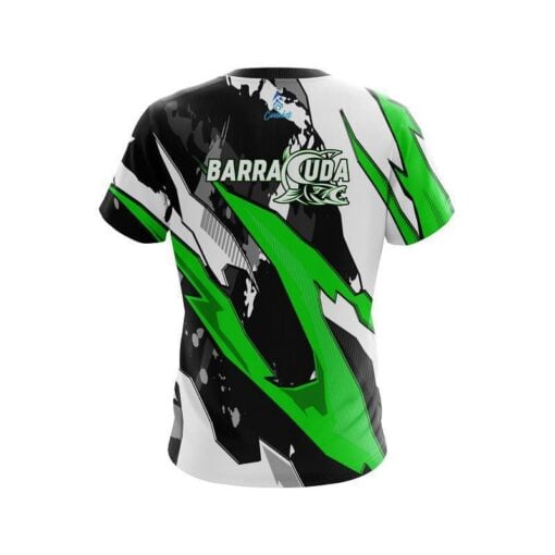 CoolWick Sharp Cuda Green CoolWick Fishing Jersey - Image 2