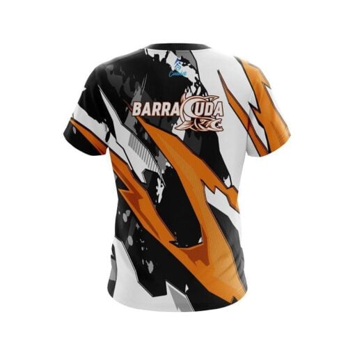 Sharp Cuda Orange CoolWick Fishing Jersey - Image 2