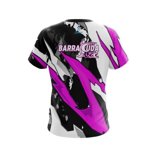 CoolWick Sharp Cuda Pink CoolWick Fishing Jersey - Image 2