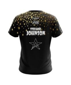 Alternative view of Stefanie Johnson Roto Grip Golden Knight Stars CoolWick Bowling Jersey
