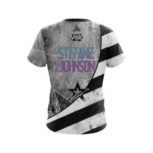 Stefanie Johnson Roto Grip Let's Party CoolWick Bowling Jersey - Image 2