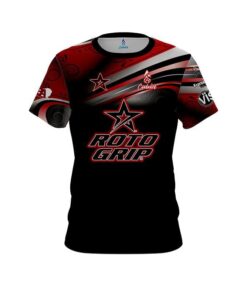 Stefanie Johnson Roto Grip Red Black Swirl CoolWick Bowling Jersey
