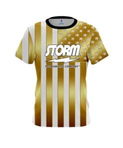 Storm American Gold Flag CoolWick Bowling Jersey