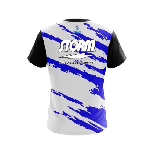 Storm Athlete Bolt Blue CoolWick Bowling Jersey - Image 2