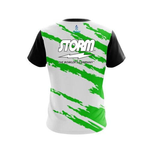 Storm Athlete Bolt Green CoolWick Bowling Jersey - Image 2
