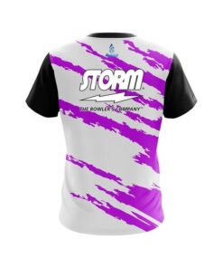 Alternative view of Storm Athlete Bolt Purple CoolWick Bowling Jersey