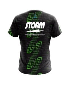 Alternative view of Storm Halftone Extreme Green CoolWick Bowling Jersey